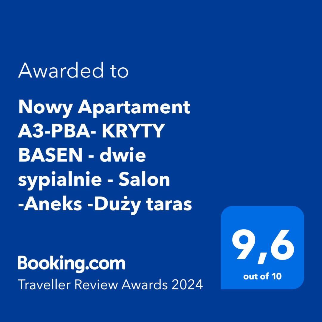 Nowy Apartament A3-Pba- Kryty Basen - Dwie Sypialnie - Salon -Aneks -Duzy Taras Pobierowo Eksteriør billede
